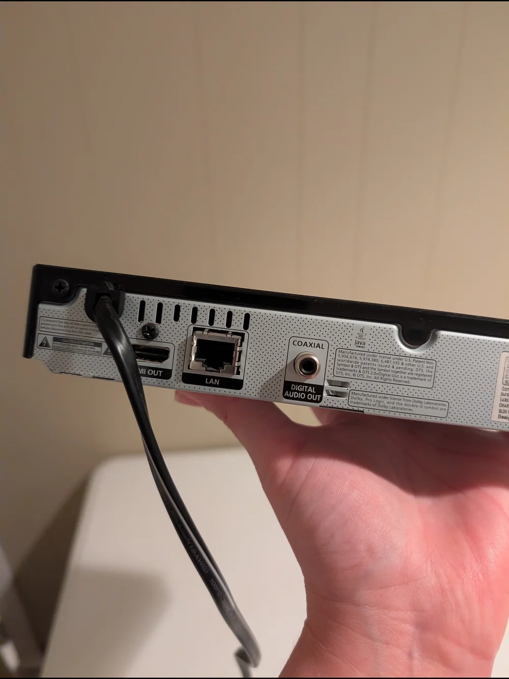 Samsung Black Blu-ray Player
